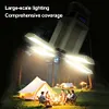 Solar Foldable Camping Light Rechargeable Portable Flashlight Hanging Tent Light