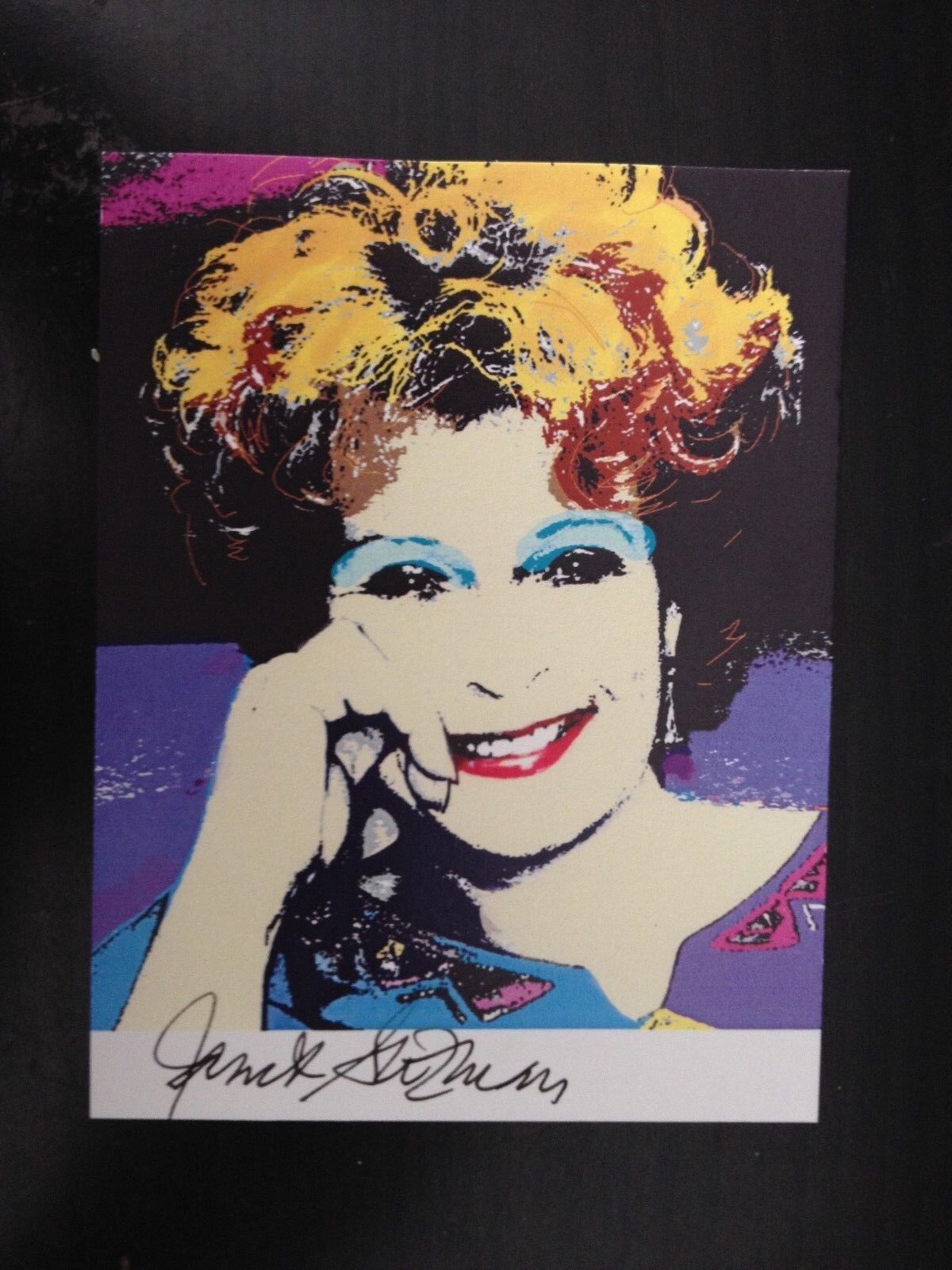 JANET SUZMAN - POPULAR BRITISH ACTRESS - SUPERB SIGNED Photo Poster paintingGRAPH