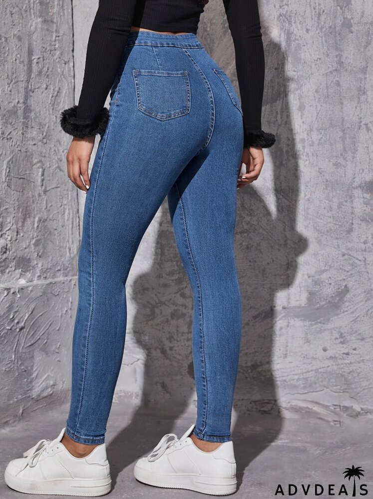 High Waist Skinny Jeans