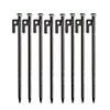 4/8 Pack Forged Steel Tent Pegs with Storage Bag Forged Steel Stakes for Camping