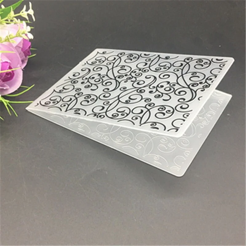 Leaves Plastic Embossing Folder For Scrapbook DIY Album Card Tool Plastic Template