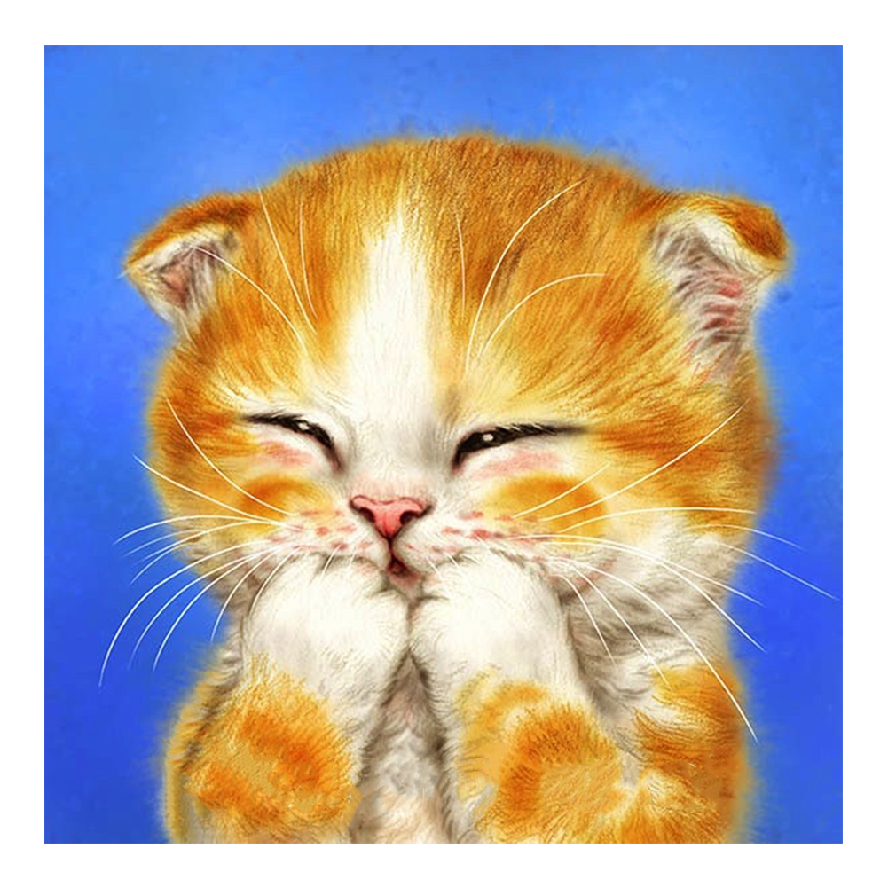 

Cute Cat - Round Drill Diamond Painting - 30*30CM, 501 Original