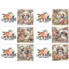 (US Local)6pcs Diamond Painting Greeting Cards DIY Diamond Art Cards Crafts (Dog Garden)