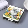 Cat Diamond Painting Memo Pad Holder with 160 Sheets of Paper for DIY Art Craft