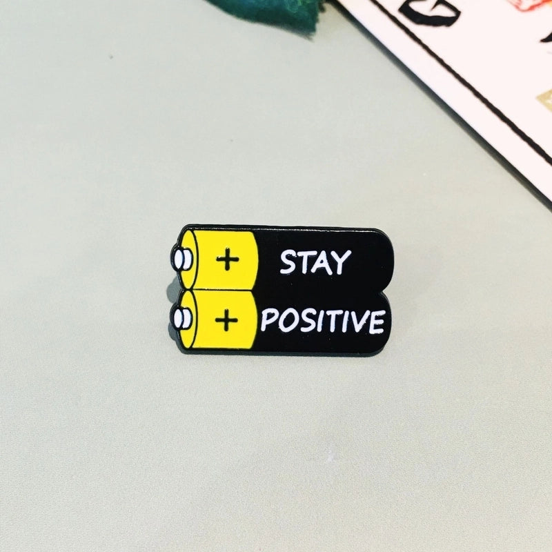 Mood Conversion Brooch Personality Slidable Social Power Expression Metal Badge Women’s Jewelry Accessories Pin