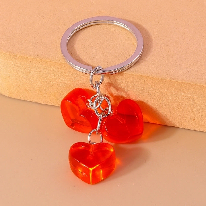 Minimalist Color Block Resin Women’s Keychain