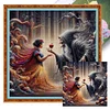 Snow White And The Poison Queen-11CT Stamped/Counted Cross Stitch 50*50cm