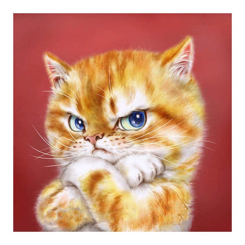 

Cat - Round Drill Diamond Painting - 30*30CM, 501 Original