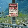 Warning - Vintage Metal Signs(12*16Inch) - Warning