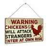 Warning - Wooden Signs(8*12Inch/12*16Inch)