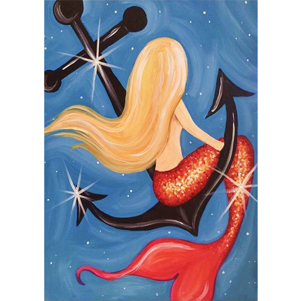 

Mermaid - Round Drill Diamond Painting - 30*40CM, 501 Original