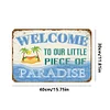 Warning Welcome Message - Vintage Metal Signs(12*16Inch)
