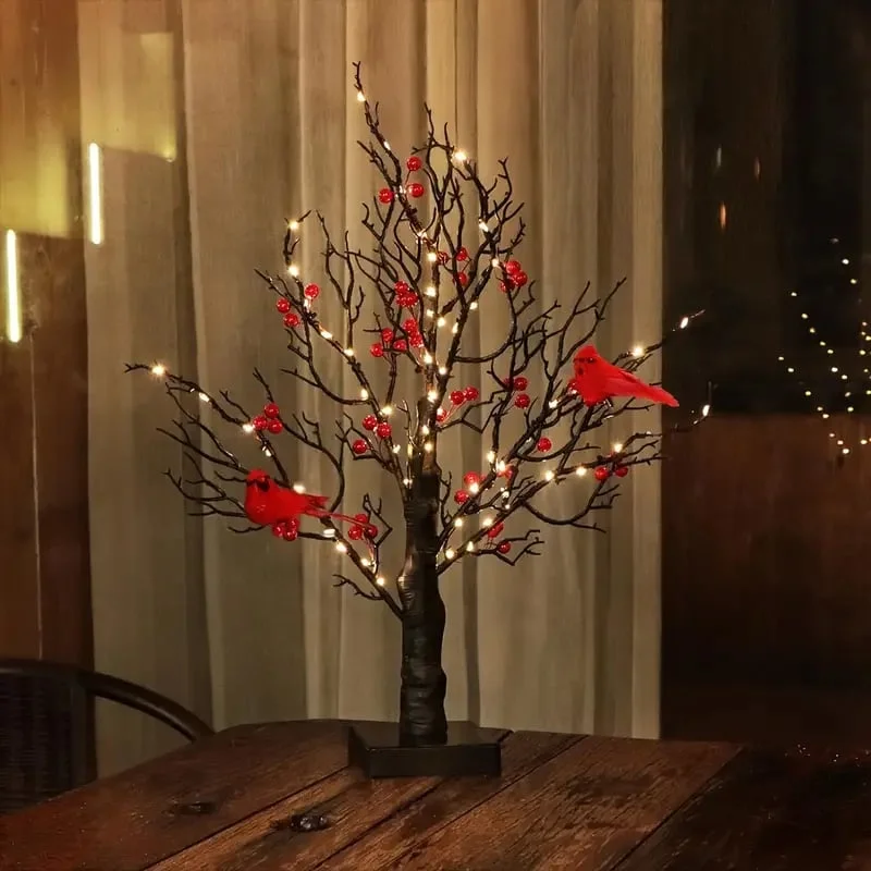 ✨ LED Vintage Glowing Tree