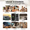 4-in-1 Carbon Monoxide Alarm Plug in Wall Portable Carbon Monoxide Detector with Temperature & Humidity Display for Home Bedroom Kitchen RV