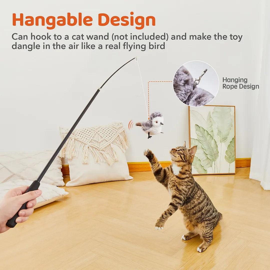 Cat Toys Flapping Bird (No Flying)