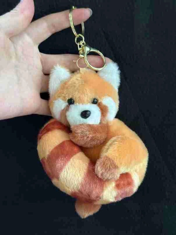 Elegant Cute Animal PP Cotton Plush Unisex Keychain