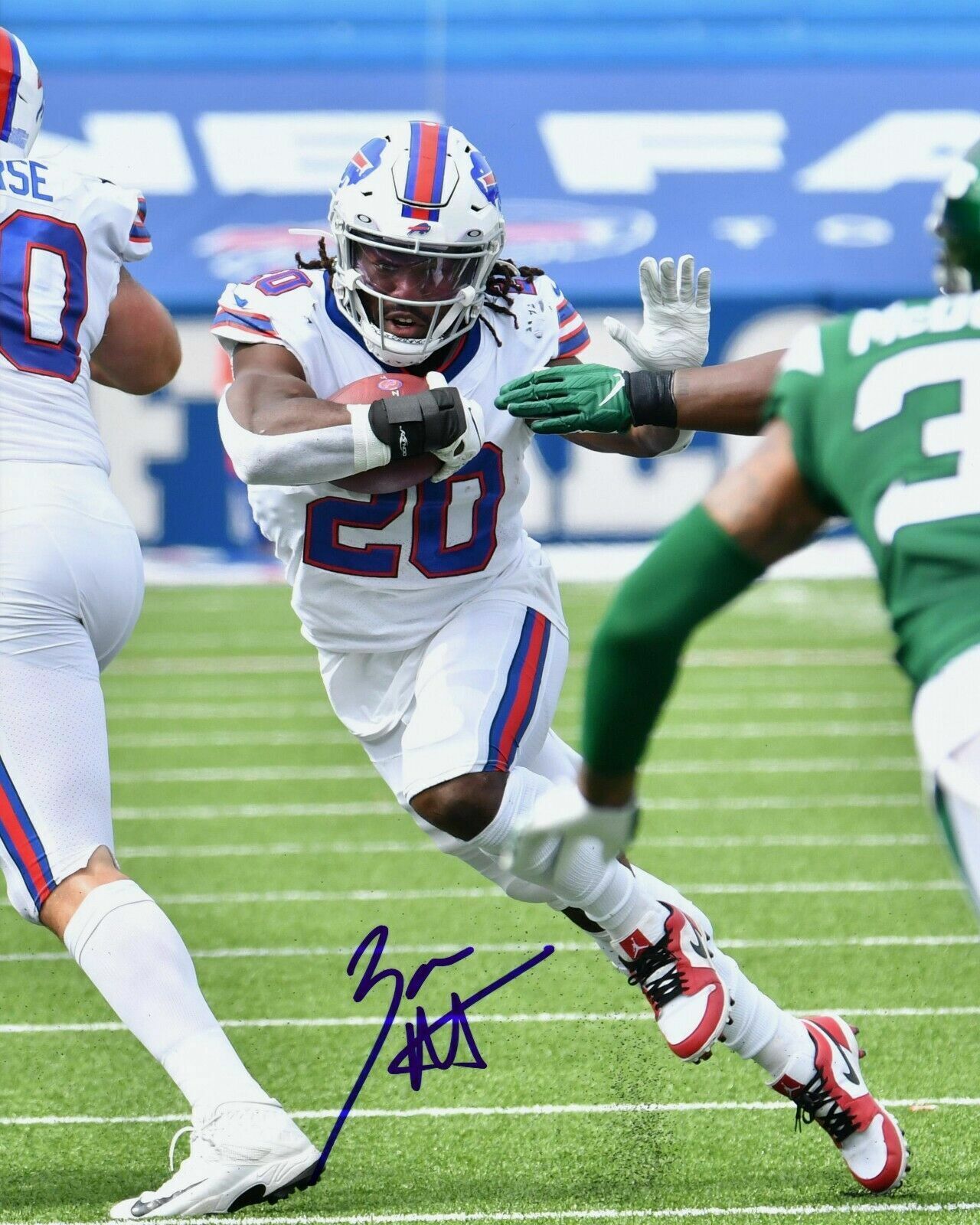 Zach Moss Autographed Signed 8x10 Photo Poster painting ( Bills ) REPRINT