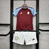2024/2025 Aston Villa Home Football Jersey Jersey 1:1 Thai Quality Kids Size