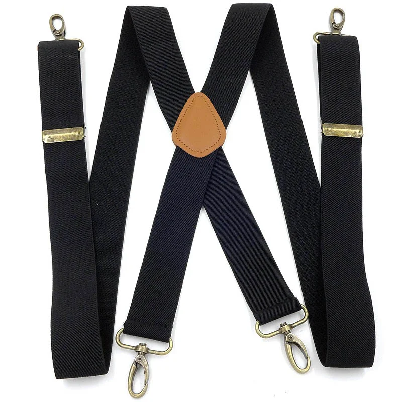 Trousers Elastic Shoulder Strap Hook Buckle Suspenders Clip-inspireuse