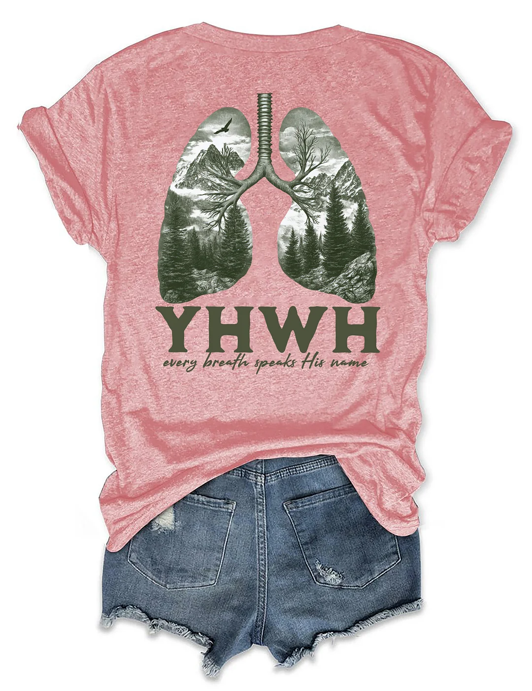 Yhwh Lungs Christian T-shirt
