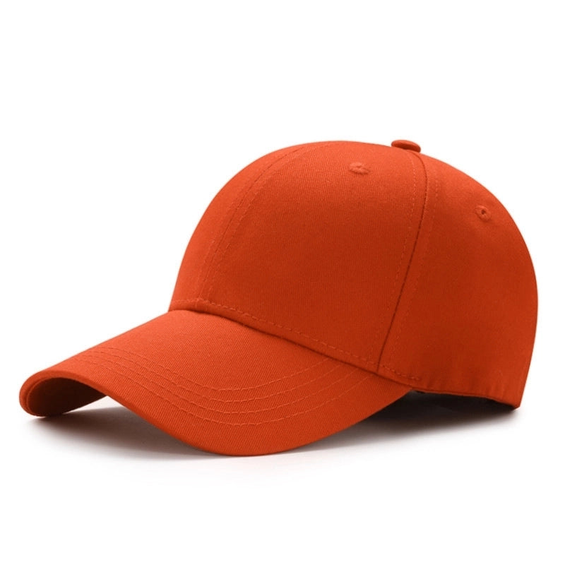 Unisex Minimalist Solid Color Curved Eaves Baseball Cap