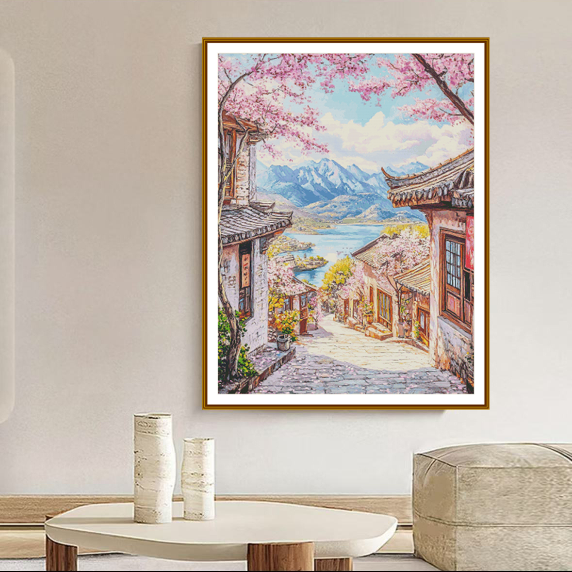 【ZZ7111- Taohua Town】 Painting Fairy Cross Stitch