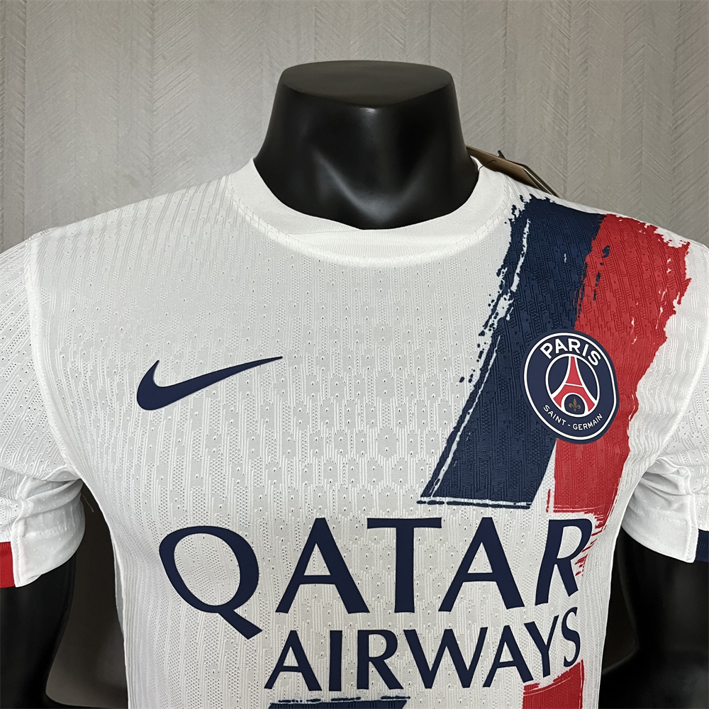 24/25 PSG Paris Saint Germain Away Player Version Football T-Shirt Thai Quality