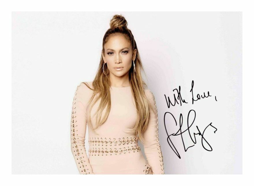 JENNIFER LOPEZ AUTOGRAPH SIGNED PP Photo Poster painting POSTER