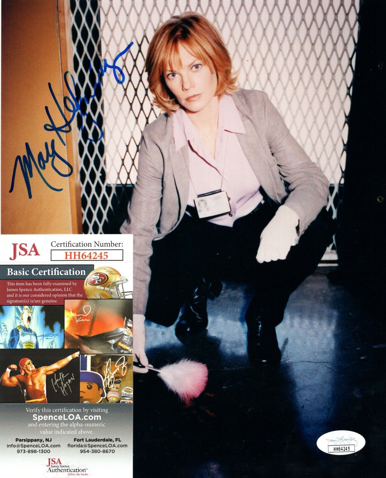 Marg Helgenberger Actress Movie Star Hand Signed Autograph 8x10 Photo Poster painting w/ JSA COA