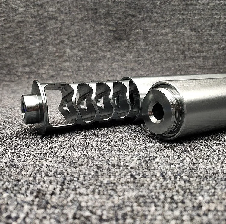 12 inch 5/8-24 Napa 4003 Wix 24003 Titanium & Black Solvent Trap