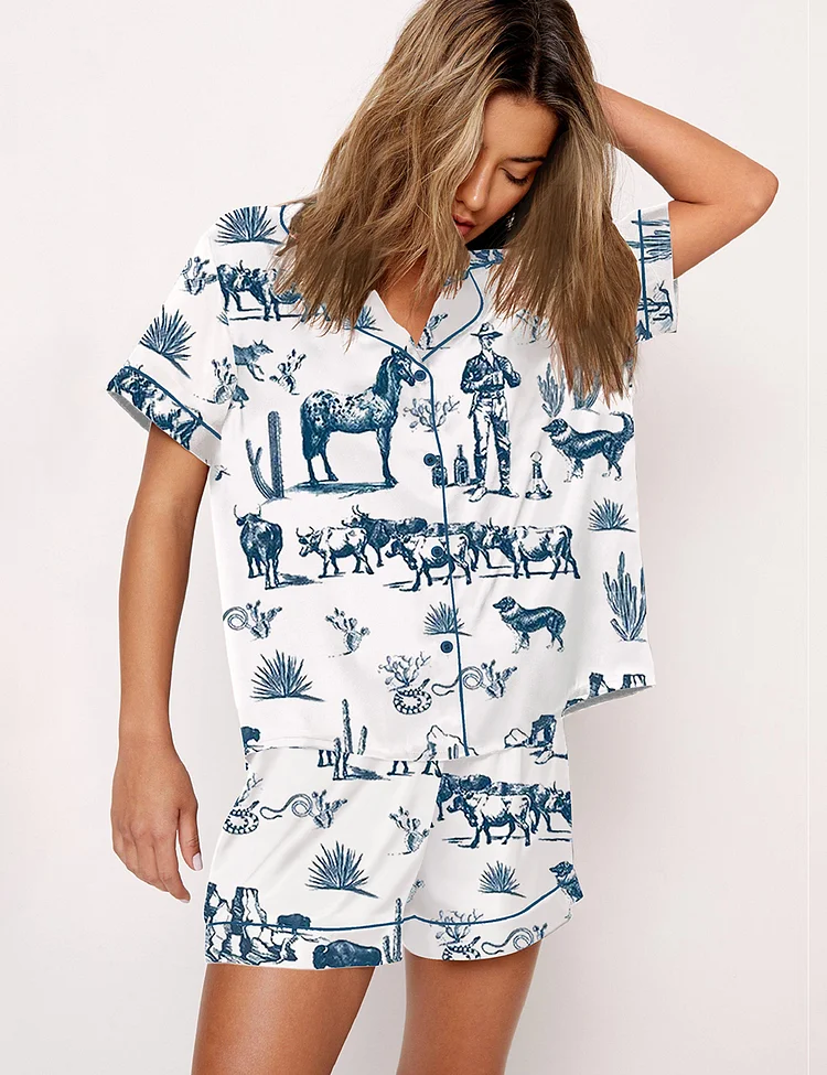 Women's Wild West Adventure Pajama Set