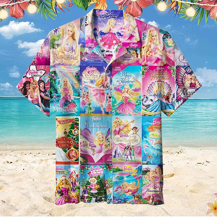 My Beautiful Barbie|Unisex Hawaiian Shirt