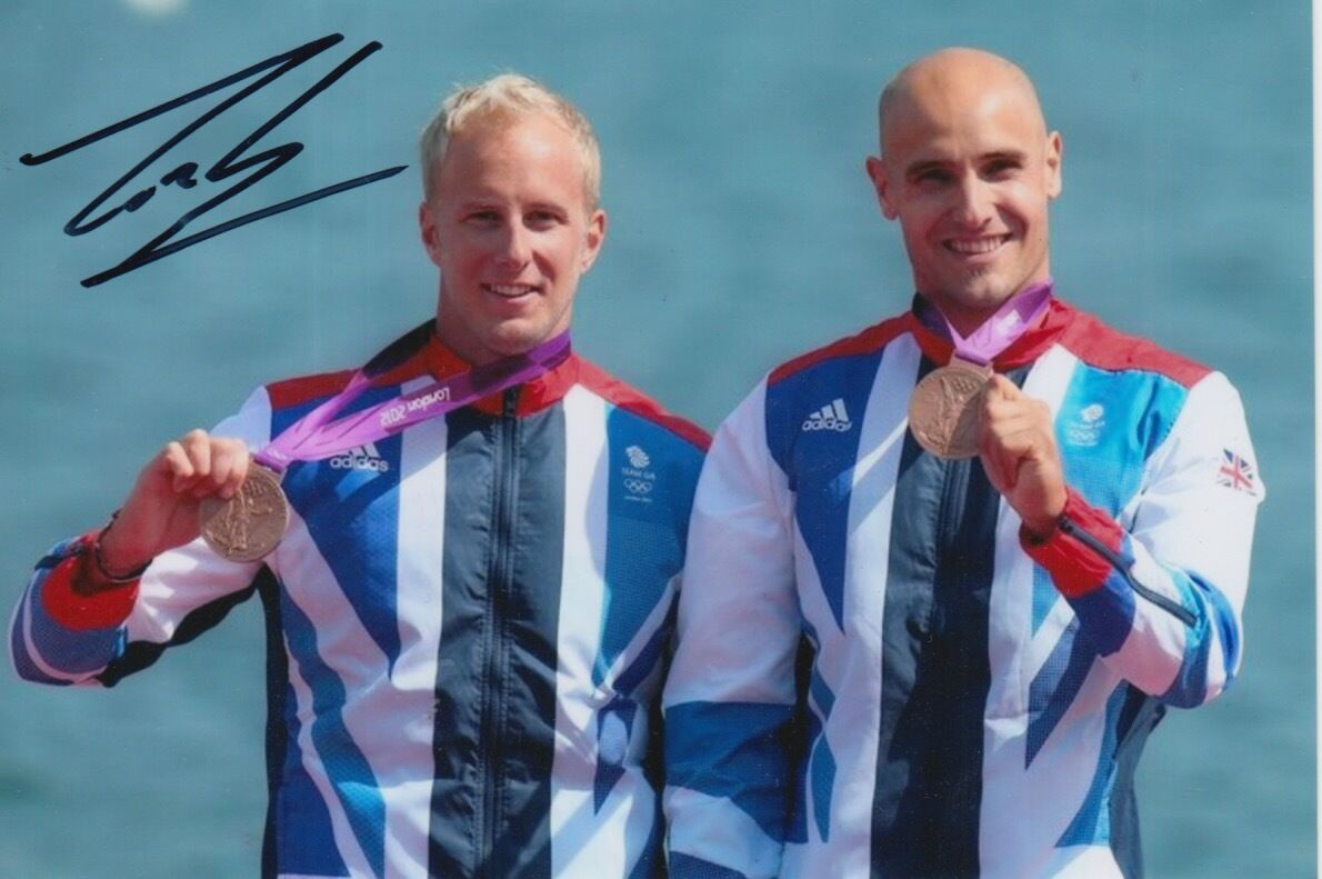 JON SCHOFIELD HAND SIGNED GREAT BRITAIN OLYMPICS 6X4 Photo Poster painting.