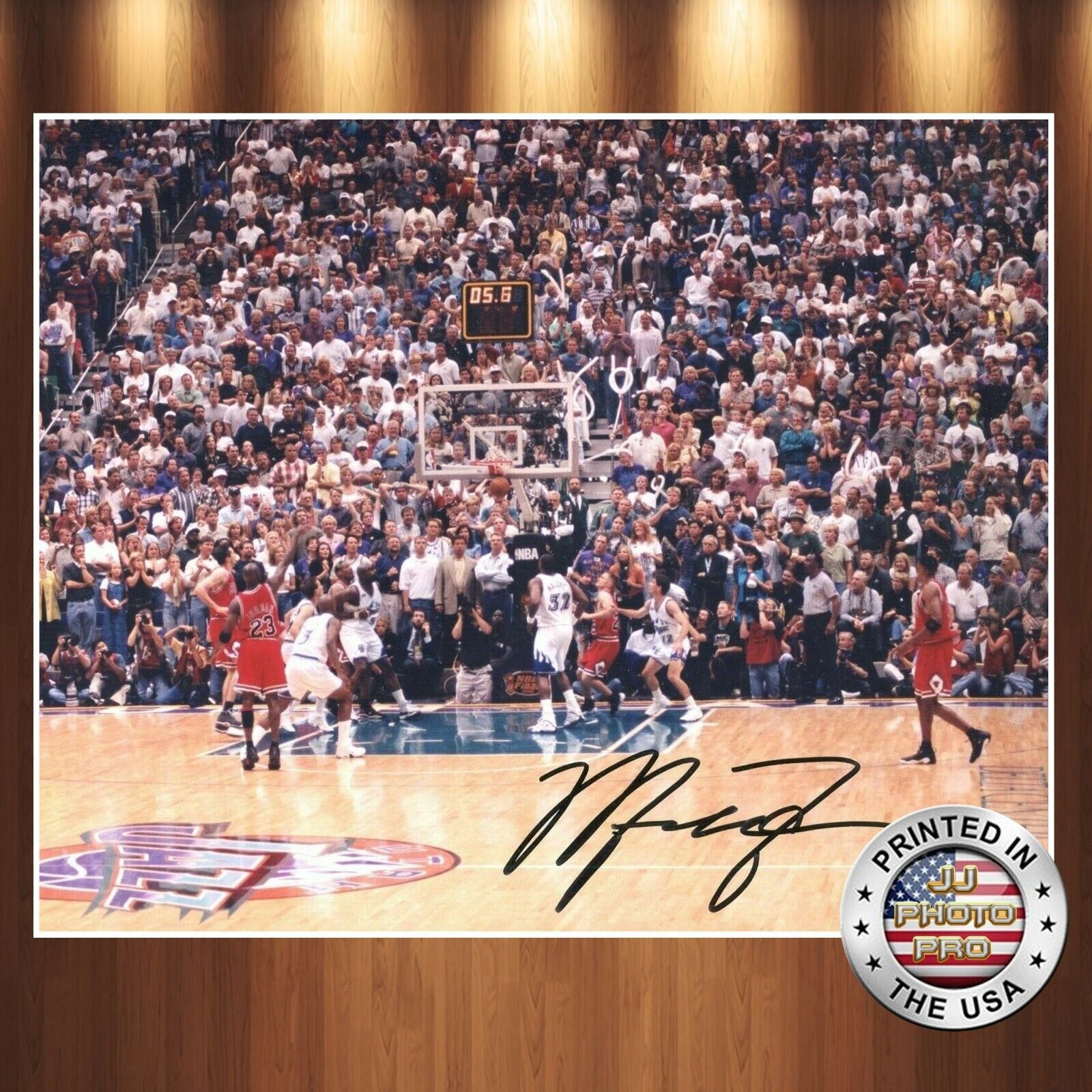 Michael Jordan Autographed Signed 8x10 High Quality Premium Photo Poster painting REPRINT