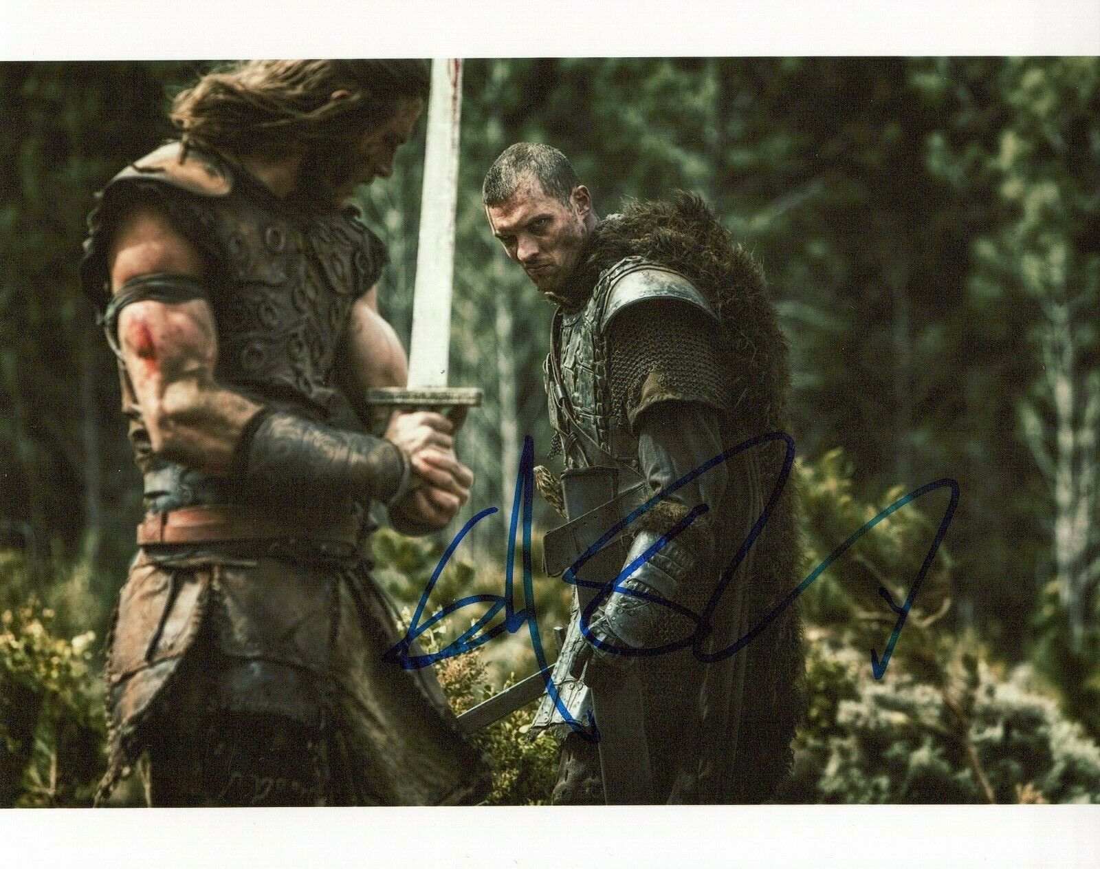 Ed Skrein Northmen A Viking Saga autographed Photo Poster painting signed 8x10 #1 Hjorr