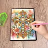Flower Cross 5D Diamond Painting Notebook Diamond Art Diary Book Kit