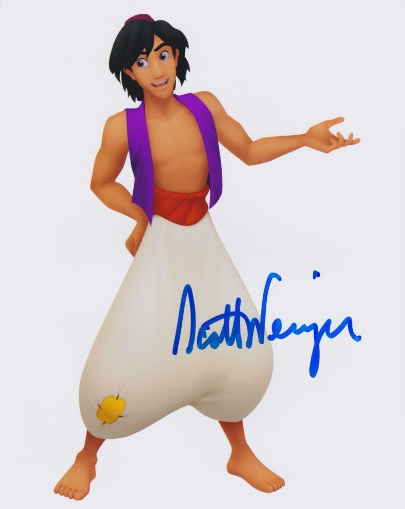 Scott Weinger (Aladdin) signed authentic 8x10 Photo Poster painting COA