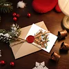 10PCS diy Weihnachten Diamant Kunst Kristall Rubbelkarte handgemachte Geschenkkarte (Haus)