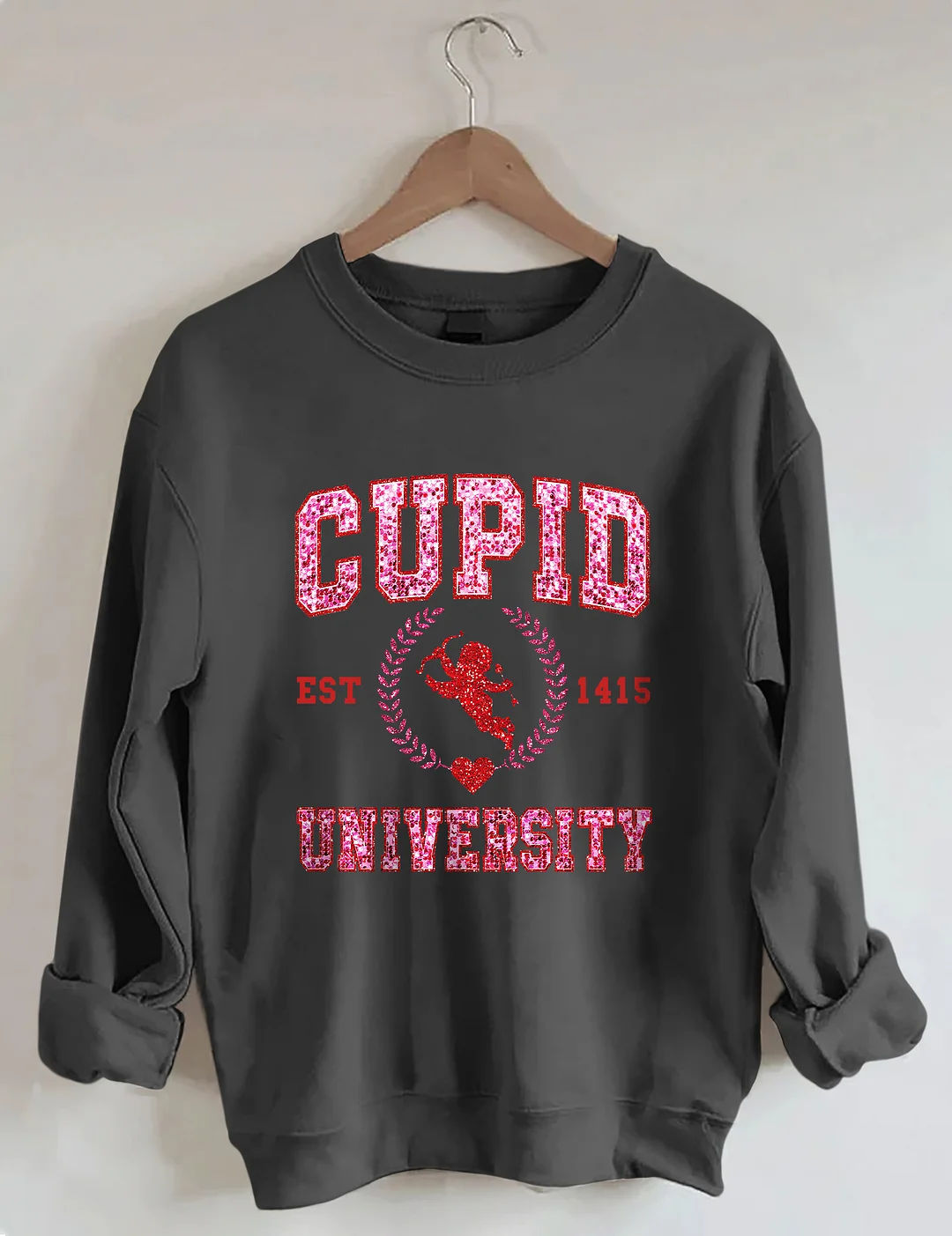 Cupid University Valentines Sweatshirt