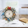 Diamond Painting Acrylic Bird Garland Clock Ornament