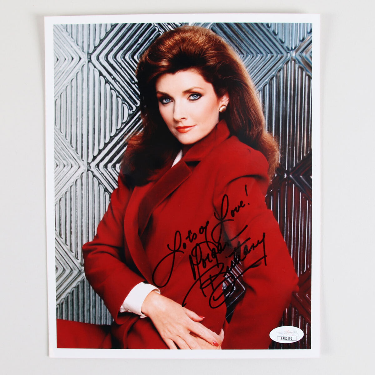 Morgan Brittany Signed Photo Poster painting 8x10 - COA JSA