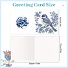 12Pcs Butterfly Bluebird DIY Diamond Painting Greeting Cards for Adults Gifts