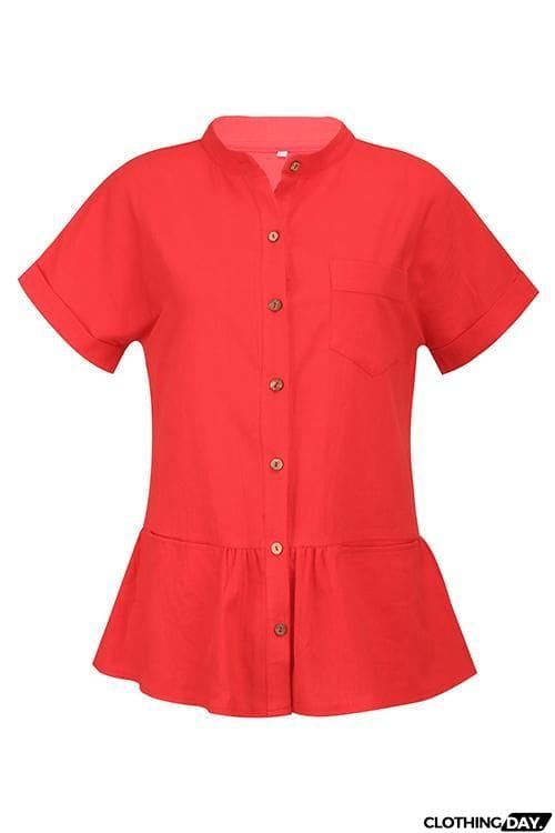 Button Short Sleeve Shirt