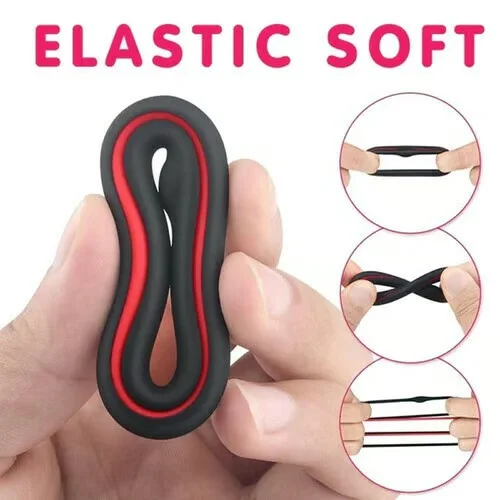 Harles 1.5 Inch Premium Stretchy Longer Harder Stronger Erection Cock Ring Kit