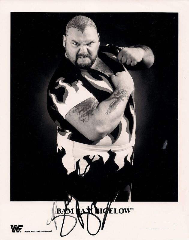 Bam Bam Bigelow WWE WWF Autographed Signed 8x10 Photo Poster painting REPRINT