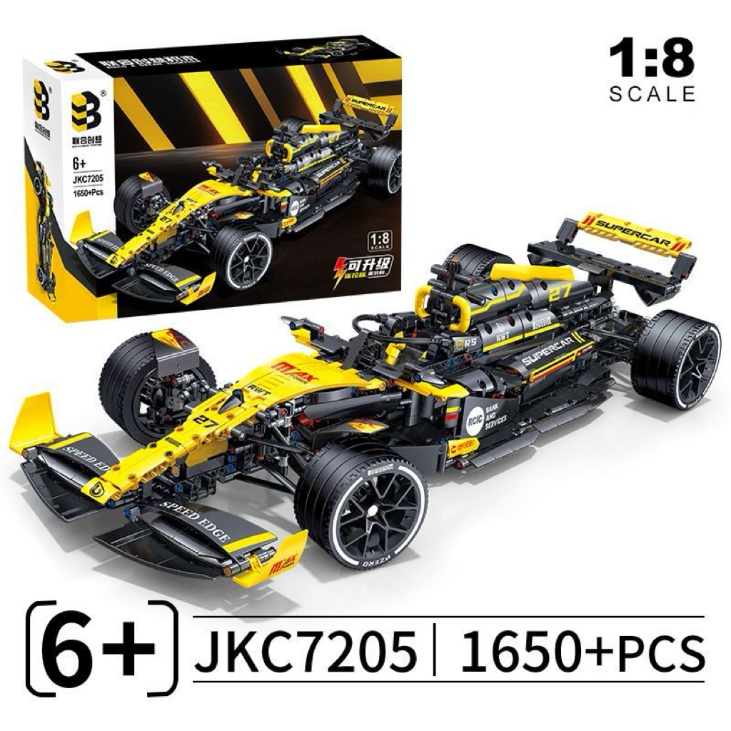2025 Perfect Edition Officially Licensed 1650 PCS Renault F1 Race Car Building Toy