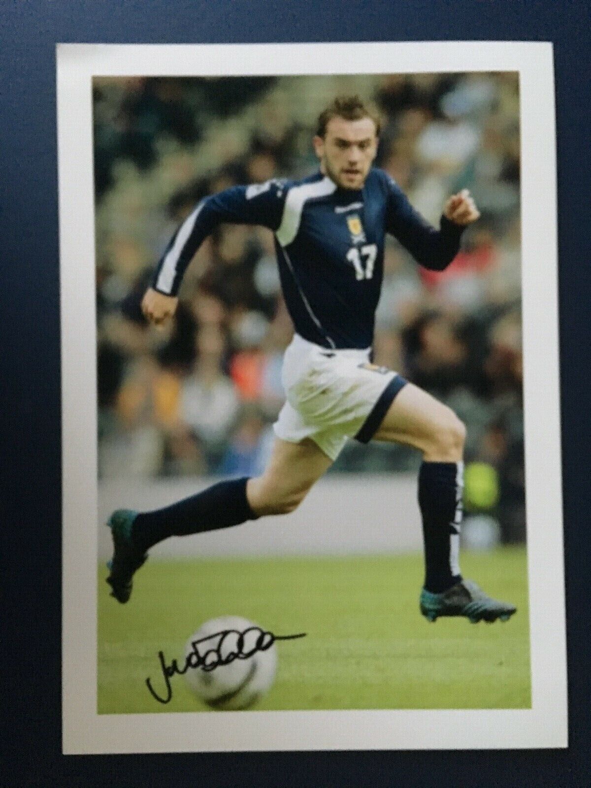 JAMES McFADDEN - SCOTTISH INTERNATIONAL FOOTBALLER - EXCELLENT SIGNED Photo Poster painting