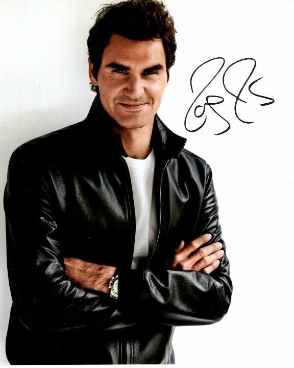 ROGER FEDERER Signed Autographed Photo Poster painting TENNIS