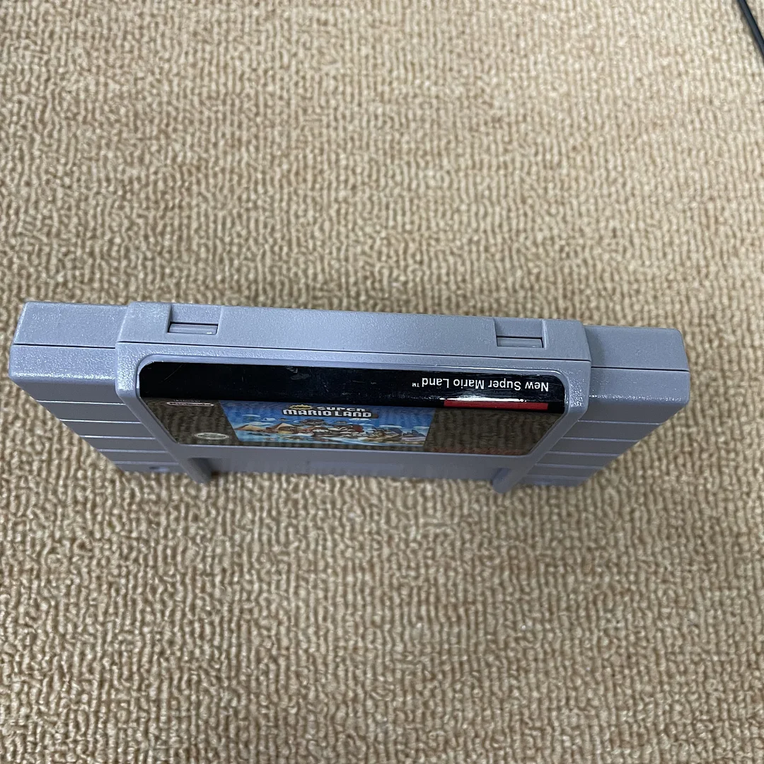 NEW Super Mario Land SNES For Super Nintendo Entertainment System - 16 Bit US Version Game Cartridge