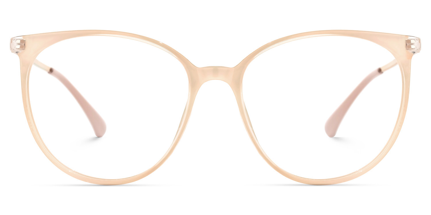 Ablewhite Champagner Cateye Brille Champagner